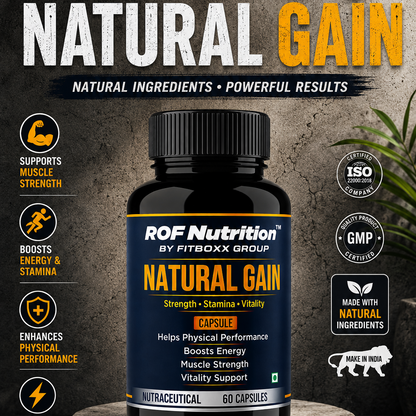 ROF Nutrition Natural Gain Capsule – 60 Capsules