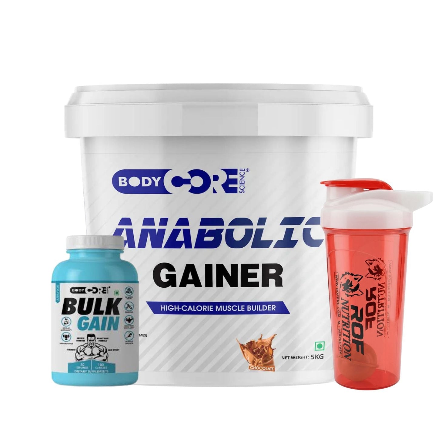 Bodycore Anabolic 5kg Gainer Combo